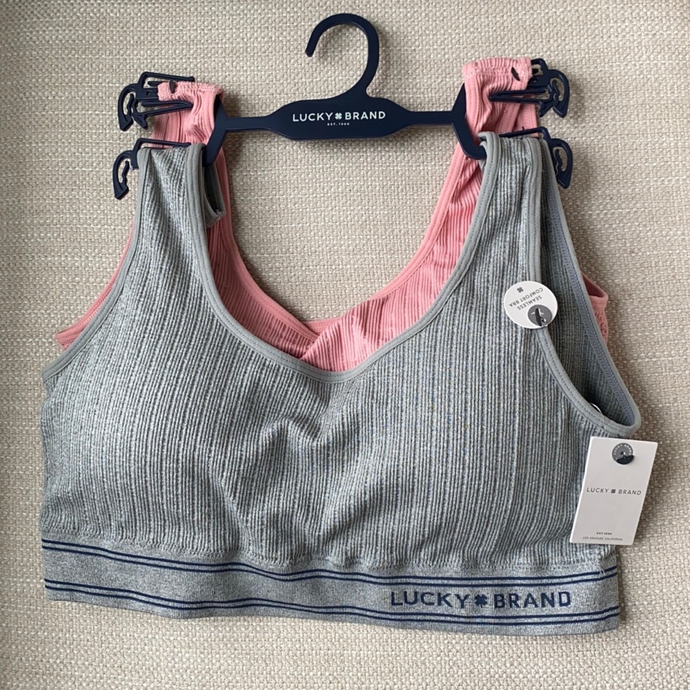 (2) Lucky Brand Lounge Bras